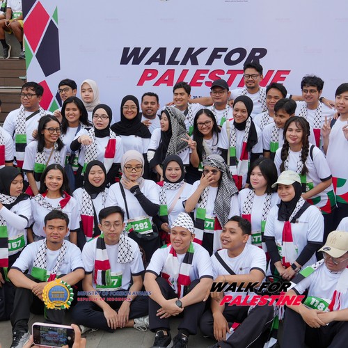Race photo from WALK FOR PALESTINE