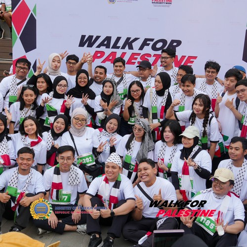 Race photo from WALK FOR PALESTINE