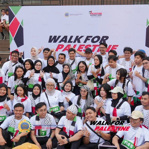 Race photo from WALK FOR PALESTINE
