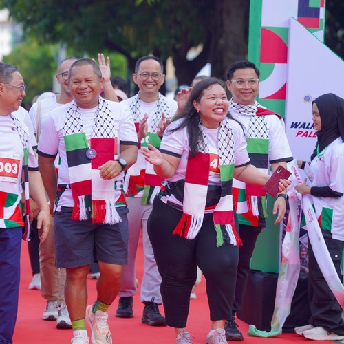 Race photo from WALK FOR PALESTINE