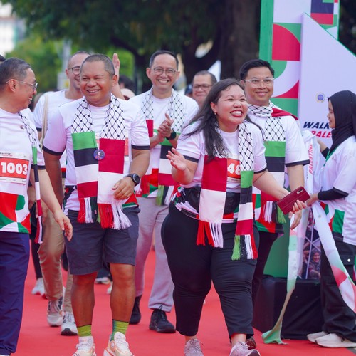 Race photo from WALK FOR PALESTINE