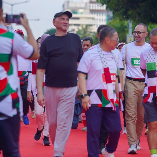 Race photo from WALK FOR PALESTINE
