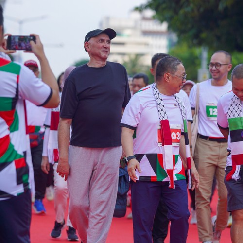 Race photo from WALK FOR PALESTINE