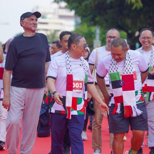 Race photo from WALK FOR PALESTINE