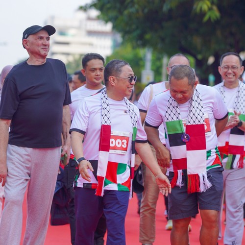 Race photo from WALK FOR PALESTINE