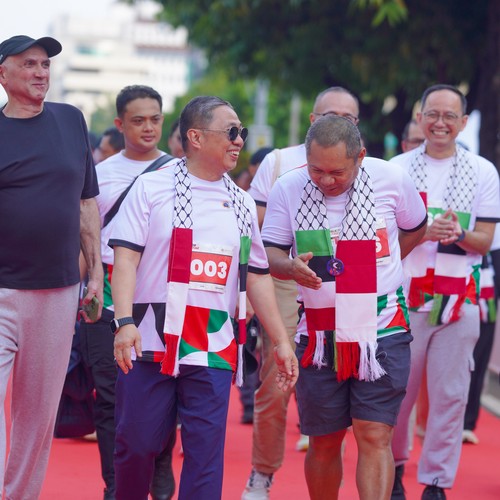 Race photo from WALK FOR PALESTINE