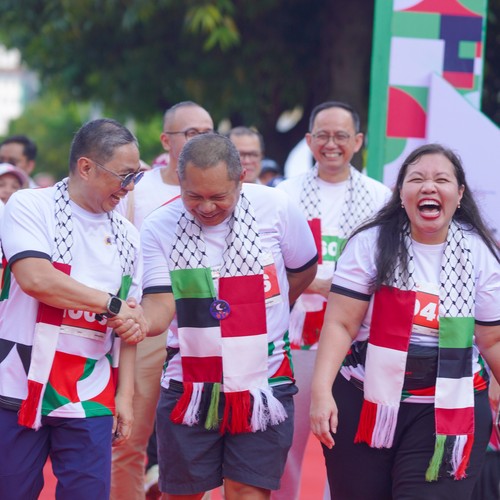Race photo from WALK FOR PALESTINE