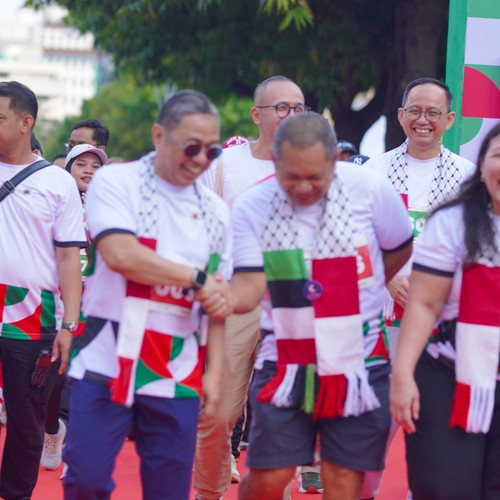 Race photo from WALK FOR PALESTINE