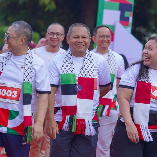Race photo from WALK FOR PALESTINE