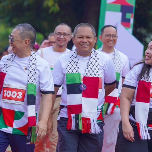 Race photo from WALK FOR PALESTINE