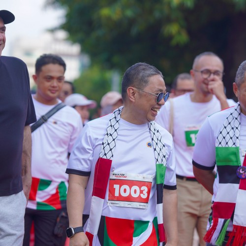 Race photo from WALK FOR PALESTINE