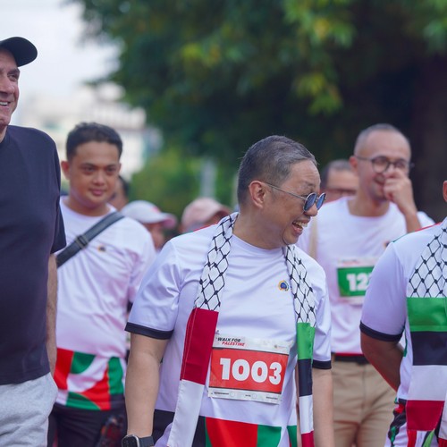 Race photo from WALK FOR PALESTINE