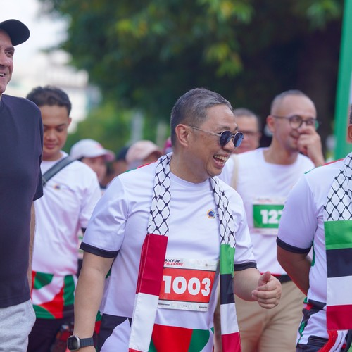 Race photo from WALK FOR PALESTINE