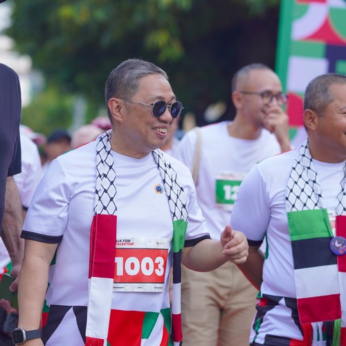 Race photo from WALK FOR PALESTINE