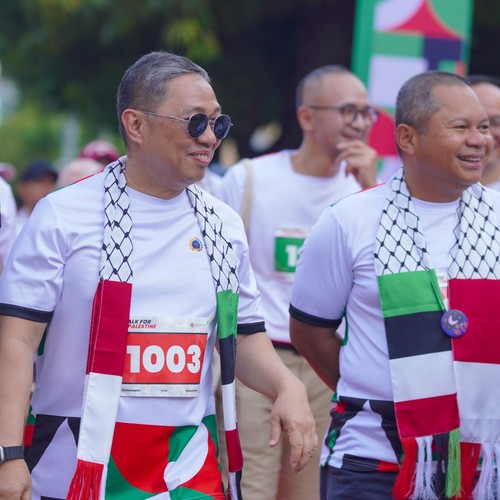 Race photo from WALK FOR PALESTINE