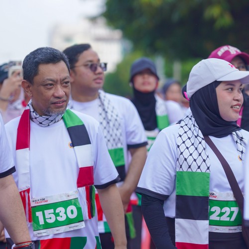Race photo from WALK FOR PALESTINE