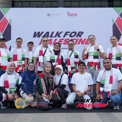 Race photo from WALK FOR PALESTINE