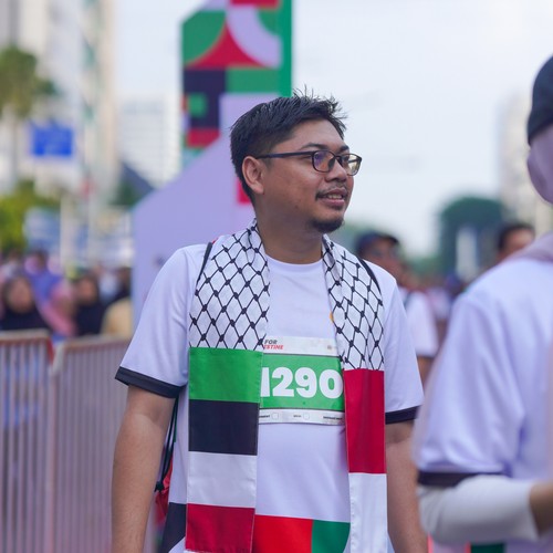 Race photo from WALK FOR PALESTINE