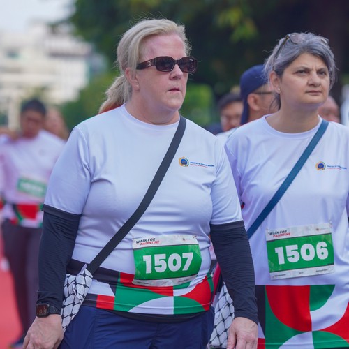 Race photo from WALK FOR PALESTINE