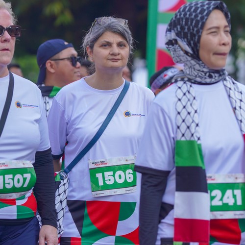 Race photo from WALK FOR PALESTINE