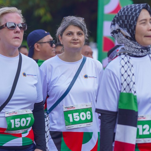 Race photo from WALK FOR PALESTINE