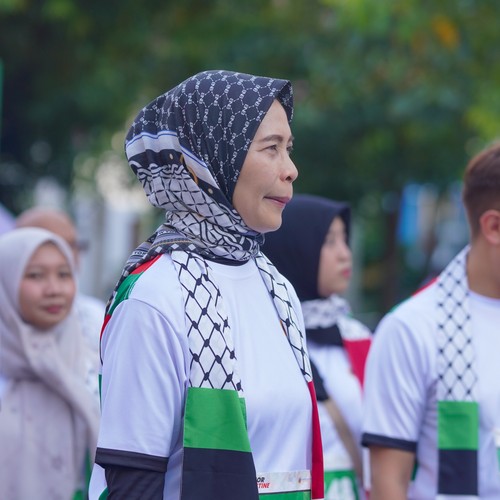 Race photo from WALK FOR PALESTINE