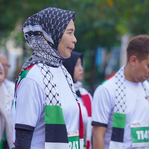 Race photo from WALK FOR PALESTINE
