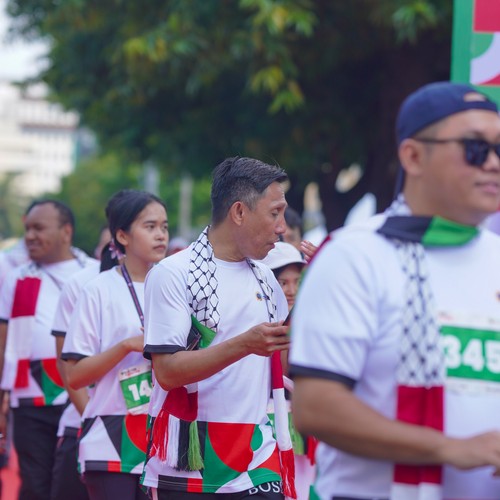 Race photo from WALK FOR PALESTINE