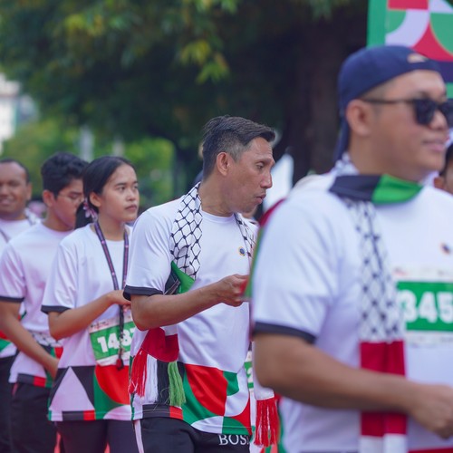 Race photo from WALK FOR PALESTINE