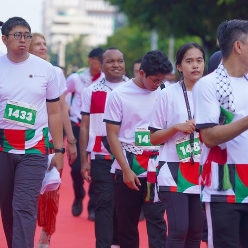 Race photo from WALK FOR PALESTINE