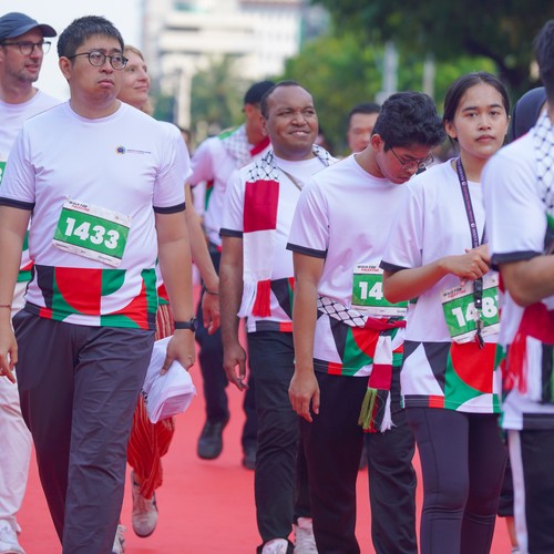 Race photo from WALK FOR PALESTINE