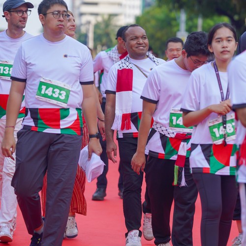 Race photo from WALK FOR PALESTINE