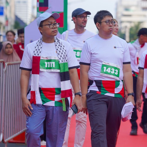 Race photo from WALK FOR PALESTINE
