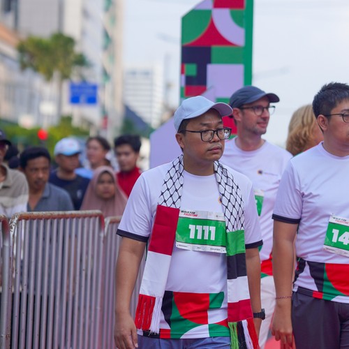 Race photo from WALK FOR PALESTINE