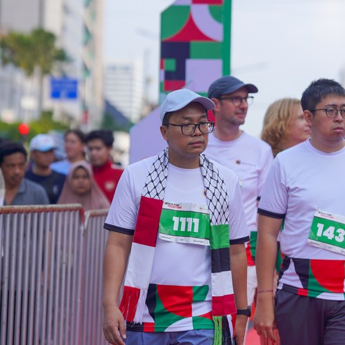 Race photo from WALK FOR PALESTINE