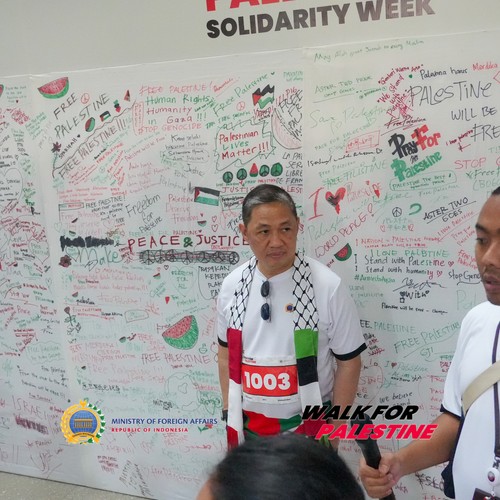 Race photo from WALK FOR PALESTINE