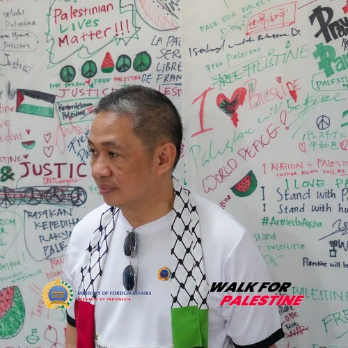 Race photo from WALK FOR PALESTINE