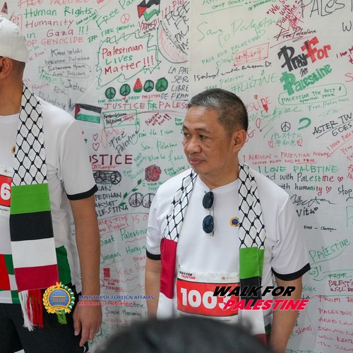 Race photo from WALK FOR PALESTINE