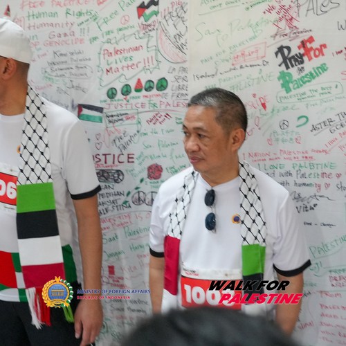 Race photo from WALK FOR PALESTINE