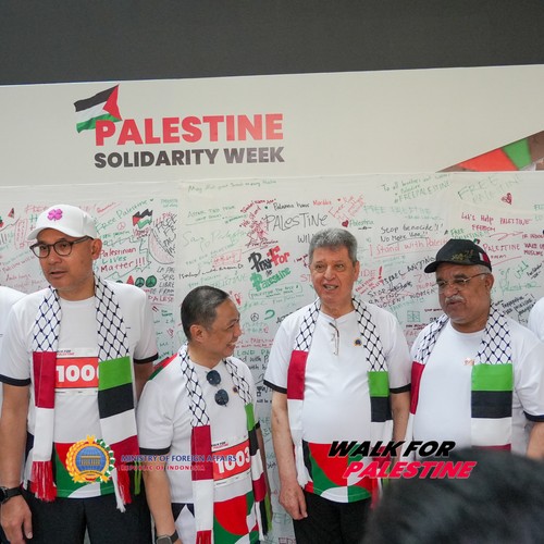 Race photo from WALK FOR PALESTINE