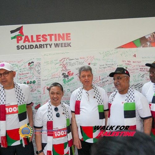 Race photo from WALK FOR PALESTINE