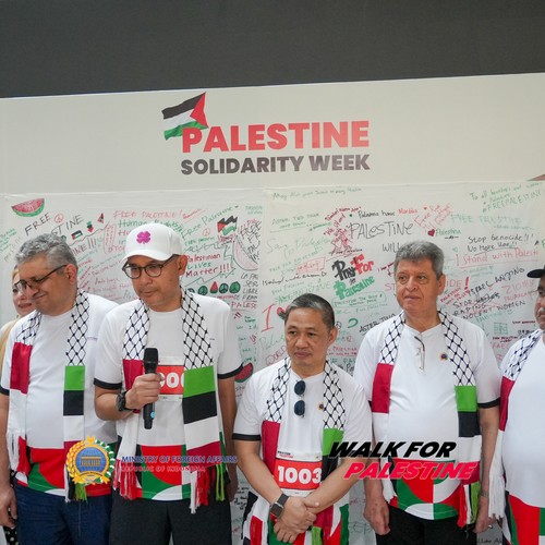 Race photo from WALK FOR PALESTINE