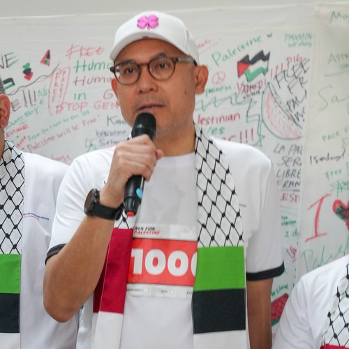 Race photo from WALK FOR PALESTINE