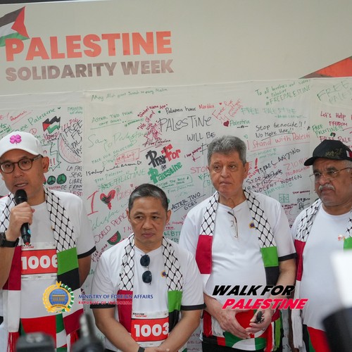 Race photo from WALK FOR PALESTINE