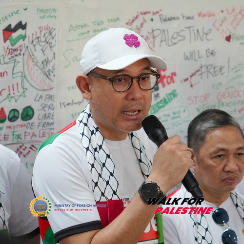 Race photo from WALK FOR PALESTINE