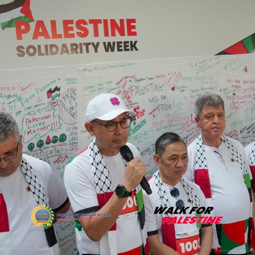 Race photo from WALK FOR PALESTINE