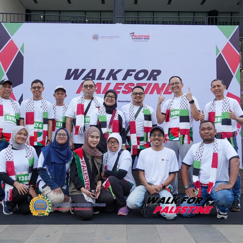 Race photo from WALK FOR PALESTINE