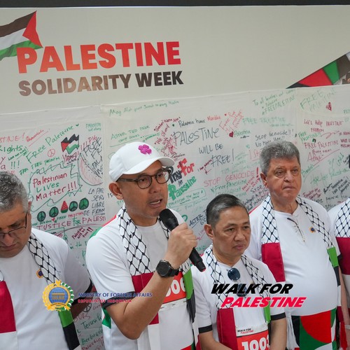 Race photo from WALK FOR PALESTINE