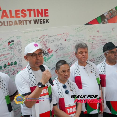 Race photo from WALK FOR PALESTINE