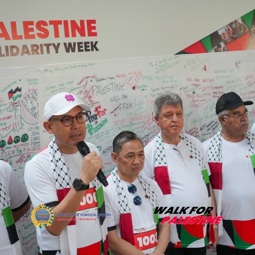 Race photo from WALK FOR PALESTINE